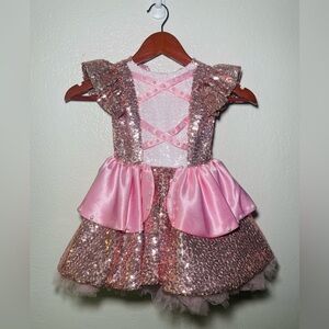 Rose Gold Party Dress size 2/3yrs